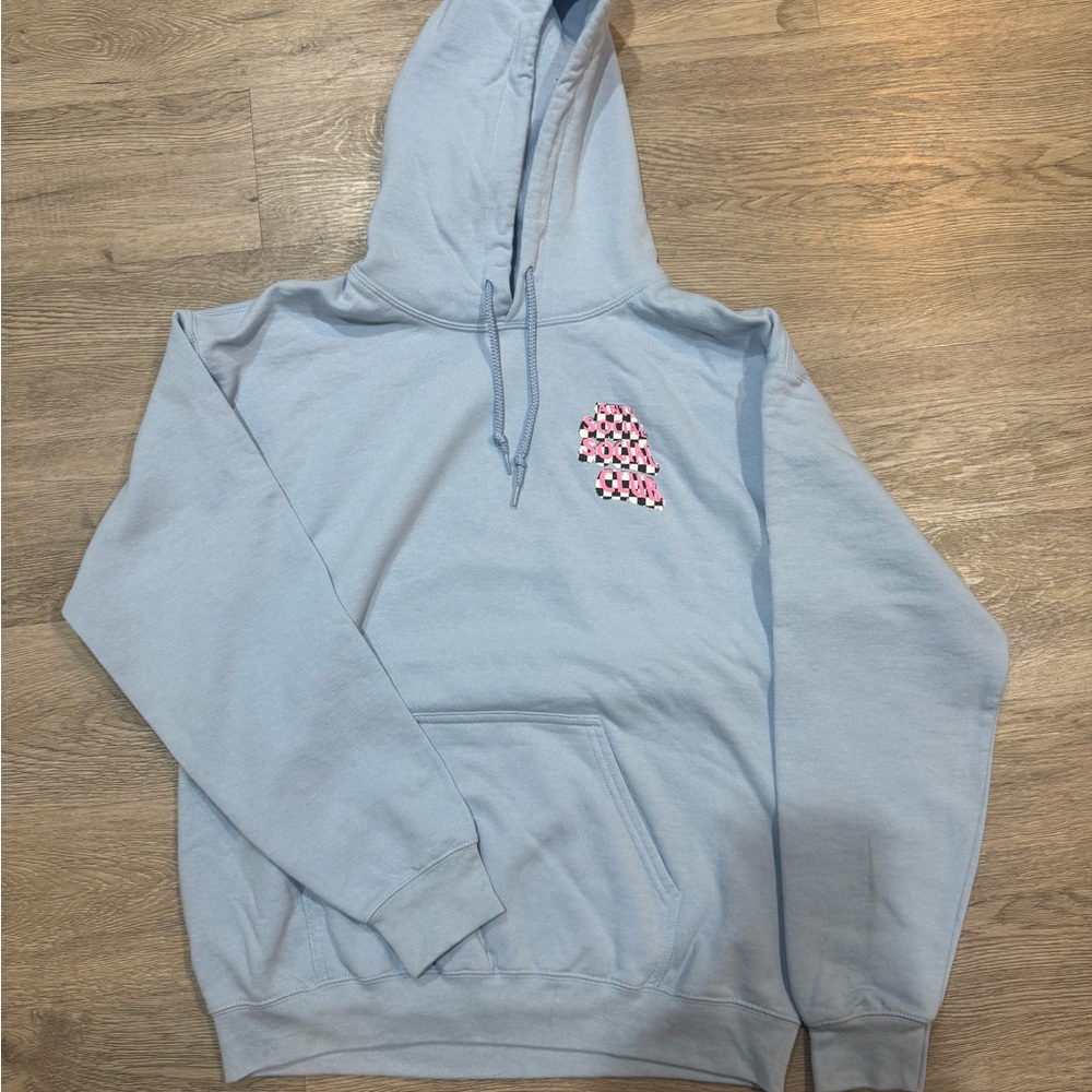Anti Social Social Club Light Blue Graphic Hoodie